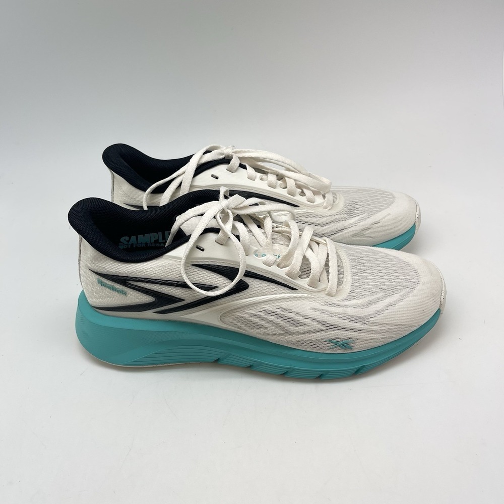 Reebok Sneakers‎ Womens 7 Nano Gym White Teal Athletic Cross Fit Gym Shoes